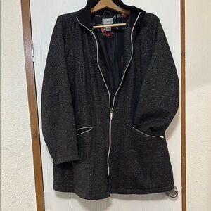 Catherines Black Sparkle Jacket